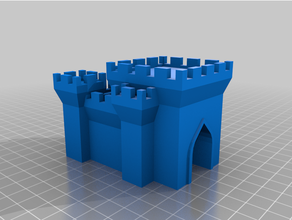 personalizado castelo gecatillonerator 3d print model - Mito3D
