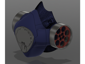 respirator-rj-v2 covid-19 respirator 3d print model - Mito3D