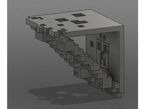 minecraft shelf 3d print model - Mito3D