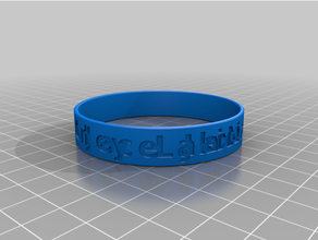 cmelstrechustomized printable stretchy bracelet 3d print model - Mito3D