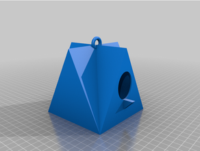 simple birdhouse bird house wildlife 3d print model - Mito3D