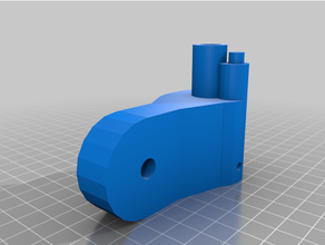 wall fan motor support 3d print model - Mito3D