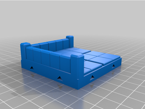 4 square tiles 3d print model - Mito3D