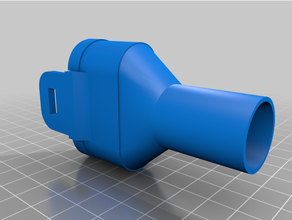 easybreath - hme filter adapter covid covid-19 covid19 snorkeling 3d print model - Mito3D