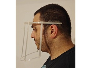 Gesicht Schild kompatibel haften Film covid 19 Schutzmaske Gesichtsschutz 3d print model - Mito3D