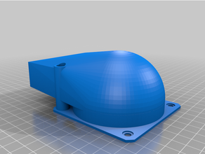 ventilateur couverture gaine air canal 3d print model - Mito3D