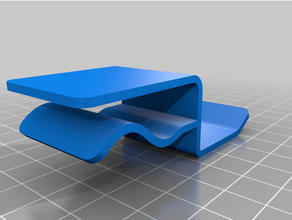 Kopfhörer Tabelle Haken Halter Unterstützung Verschmelzung 360 Quelle Aufhänger 3d print model - Mito3D
