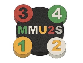 mmu2s color test multi multicolor 3d print model - Mito3D