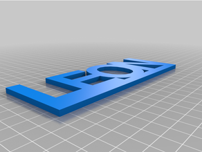 leon personalizzato 3d print model - Mito3D