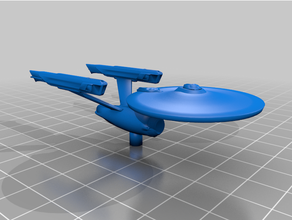 enterprise class incrociatore 3d print model - Mito3D