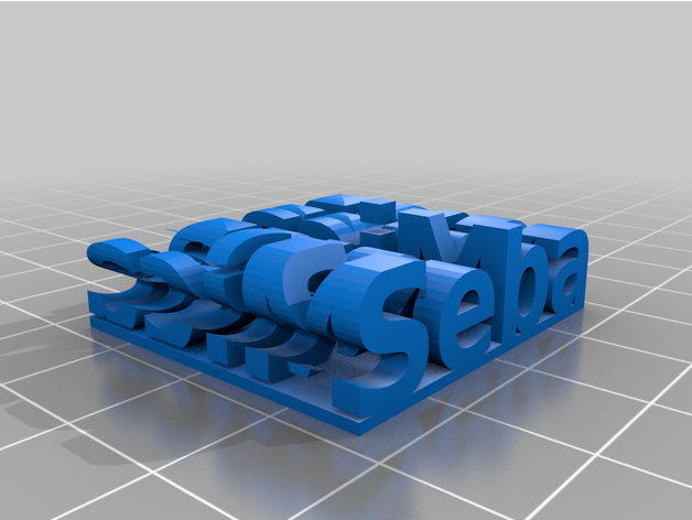 s + m 3D print model - Mito3D
