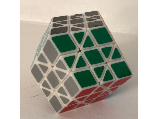toru dodecahedron puzzle rhombic rubik rubiks cube twisty twistypuzzes twistypuzzle 3D print model - Mito3D