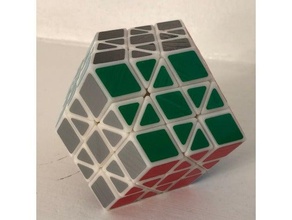 tubo dodecaedro enigma rômbico rubik rubiks cubo tortuoso twistypuzzes twistypluzzle 3d print model - Mito3D