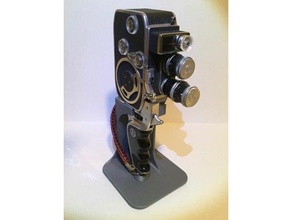 bolex paillard b8l caméra afficher 3d print model - Mito3D
