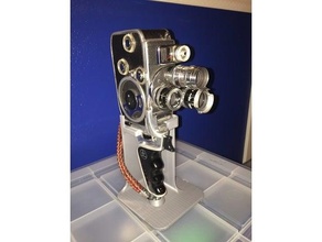bolex paillard d8l caméra afficher 3d print model - Mito3D