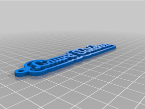 customized key chain lswith personal 3d print model - Mito3D