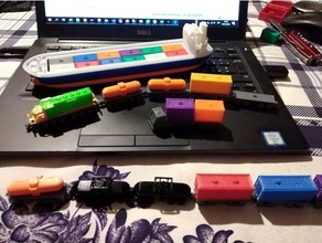 train model 3d print model - Mito3D