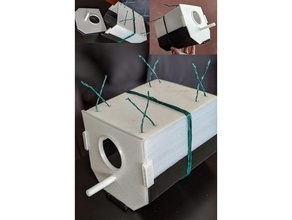 birdhouse pappagallini modulare design facile stampa nido uccello Casa Budgie 3d print model - Mito3D