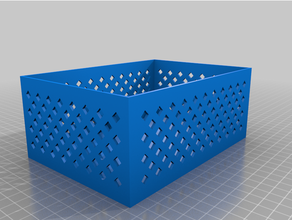 thick2mm lattice box solid customized 3d print model - Mito3D
