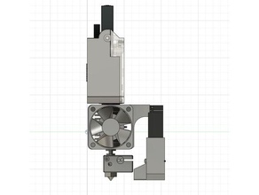 e3d v6 universal micro soplador montar boquilla extrusor 30mm ventilador 3d impresora 40mm conducto enfriamiento 3d print model - Mito3D