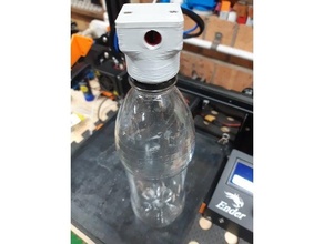 pencil sharpener pet bottles bottle cap 3d print model - Mito3D