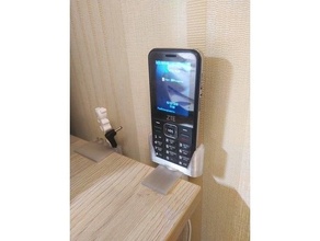 bureau téléphone chargeur quai portable supporter mise charge 3d print model - Mito3D