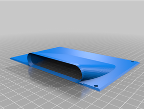 créalité ender 3 contrôle planche 80mm ventilateur canal 3d print model - Mito3D