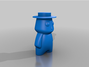 Gesicht Hut 3d print model - Mito3D