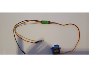 sauteur câble 3pin servo arduino brompton titulaire soutien kabel épingle framboise pi 3d print model - Mito3D