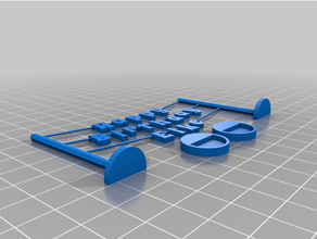 personalizado verderón bandera cumpleaños plantas 3d print model - Mito3D