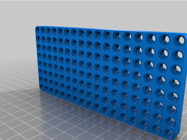 lego technique panneau base légotechnique compatible 3D print model - Mito3D