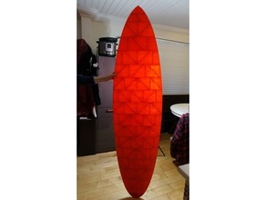 3d printed surfboard 3d print model - Mito3D