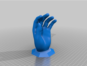Portion Hand Halter Unterstützung 3d print model - Mito3D