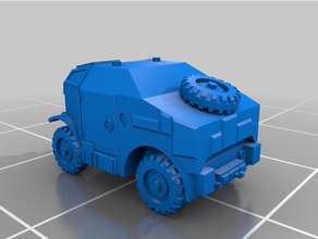 morris patio grasa tractor 3d print model - Mito3D