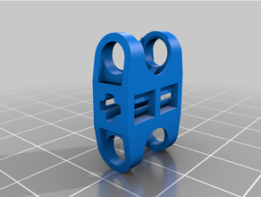 Achse Verbinder doppelt Ball Steckdose Bionikel Lego kompatibel Technik 3d print model - Mito3D
