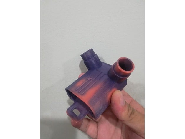 covid IEA válvula respiração fácil snorkel conversão covid19 cpap topologia otimização ventilador 3D print model - Mito3D