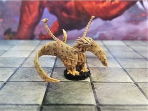 paper drake dragon 3d print model - Mito3D