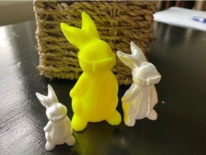 easter bunny mask covid19 3d print model - Mito3D
