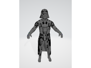 darth Vader frente batalha 2 Estrela guerras 3d print model - Mito3D