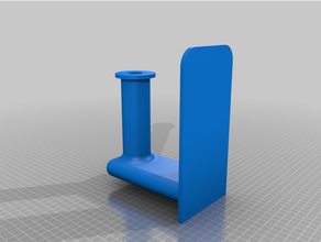 carretel suporte plano superfícies bobina filamento 3d print model - Mito3D