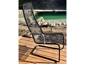 Ikea fauteuil protection sol planeur polycarbonate 3d print model - Mito3D
