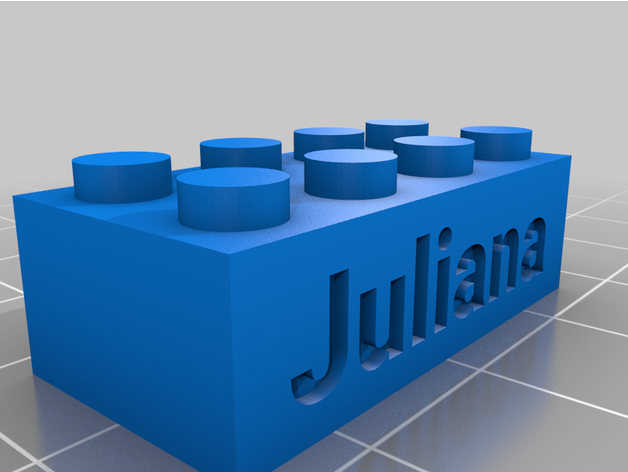 lego juliana customized 3D print model - Mito3D