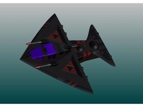 Shadowbat starcom scifi 3d print model - Mito3D