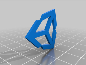 unity logo 3d print model - Mito3D