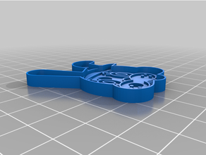 Tier Kreuzung Glasur Stempel Reißverschluss Backen Cupcake Ostern Hase Design Cutter Horizonte 3d print model - Mito3D