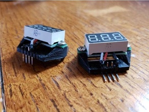 mini arduino m5 etc voltmeter fixture battery m5stack voltage 3d print model - Mito3D