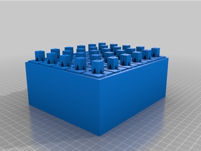 balsa apilado objeto impresión artículos openscad código masa fabricar Minecraft andamio apilar apilable suministros vertical 3d print model - Mito3D