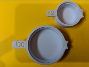 100 42 ratio cups epoxy cup resin liquid measure measurement tool measuring 3d print model - Mito3D