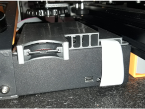 sd cartão ventilador cobrir bainha ender 3 suporte 3d print model - Mito3D