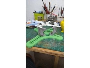 modeling paint stand planes scale 3d print model - Mito3D
